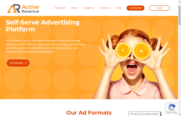 Activerevenue Review: One of the Great Self-serve Advertising Network