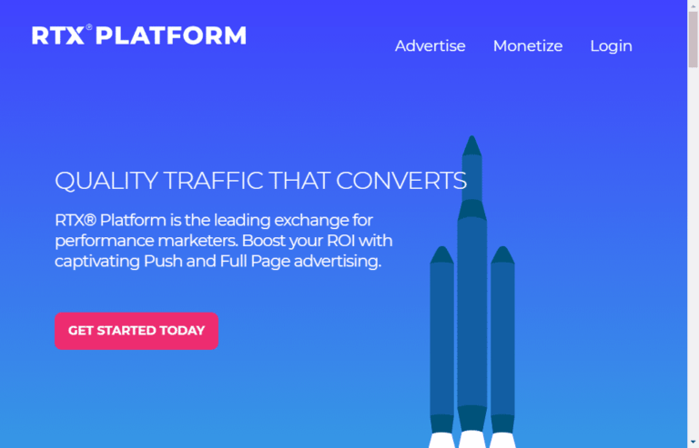 Rtxplatform Review: Biggest ads exchange for Push Notification and Full Page