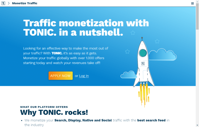 Tonic Ads Review:  Best Adsense competitor by Ad Format