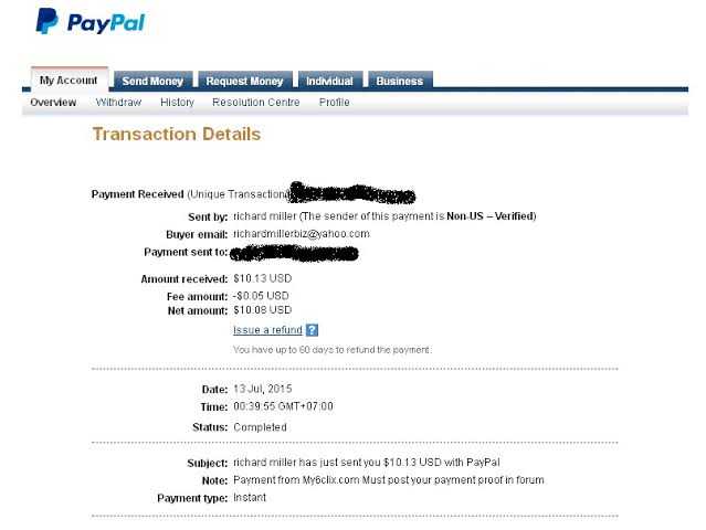 Richard Review and Payment Proof