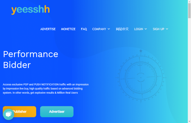 Yeesshh Review: Pop And Push Based AD Network