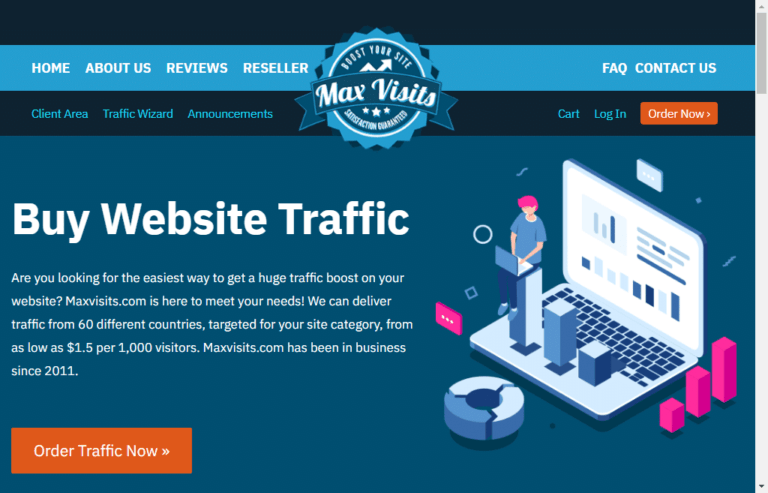 Maxvisits Review: Buy Traffic at very Low Price