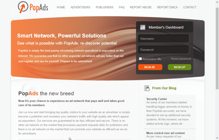 Popads/Popads.net Review: Leading Popunder Network with Tips and Tricks