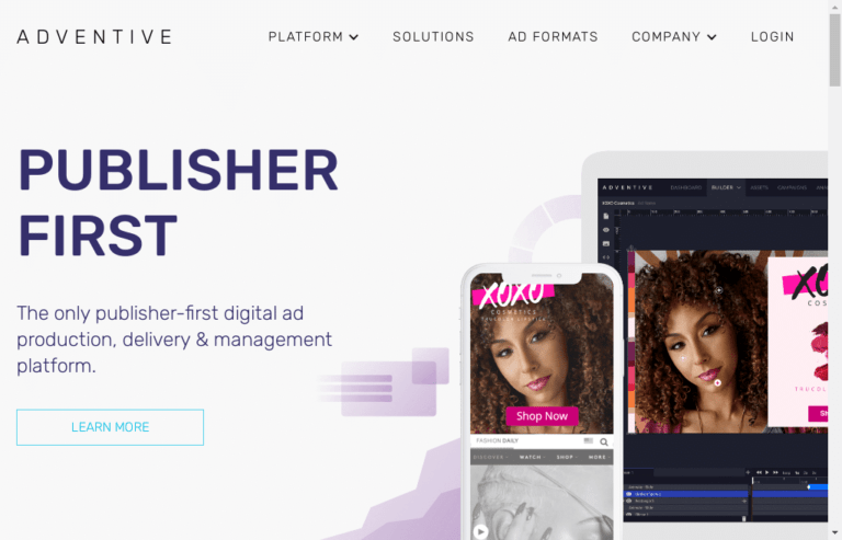 Adventive Review: Publisher First Ads Network