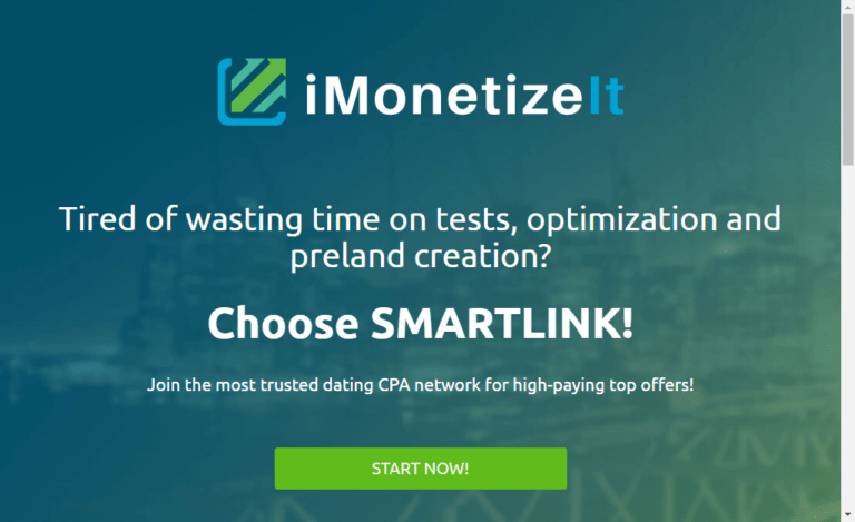 Imonetizeit Review: Best Smartlink based CPA Ad Network