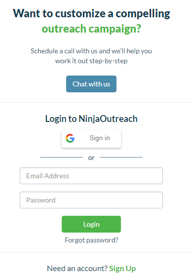 screenshot app.ninjaoutreach.com 2020.12.13 01 33 26