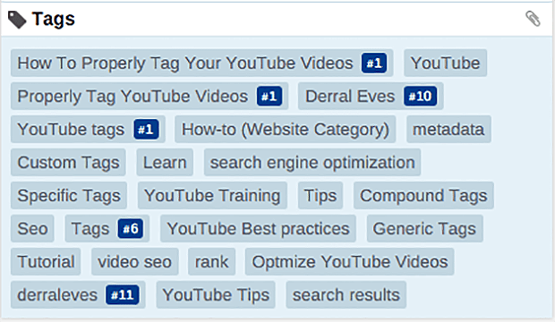 youtube seo tags