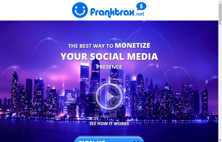 Franktrax Review: Best Social Media Monetization Platform