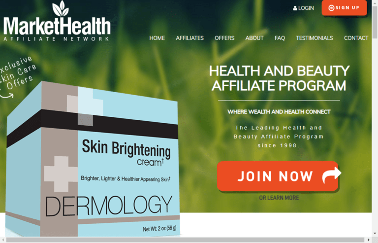 MarketHealth Review: Health and Beauty Affiliate Program