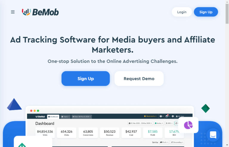 Bemob Review: Link tracking system for affiliates and Advertisers