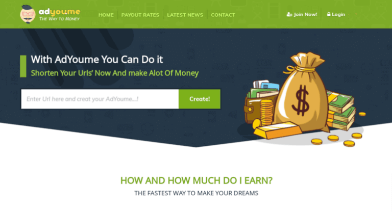 Adyou me Review: Most Paid Link Shortner