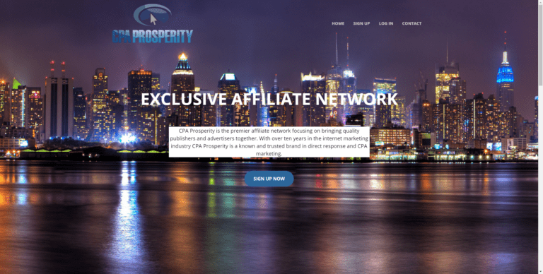 Cpa Prosperity Review: Premium Affiliate Network