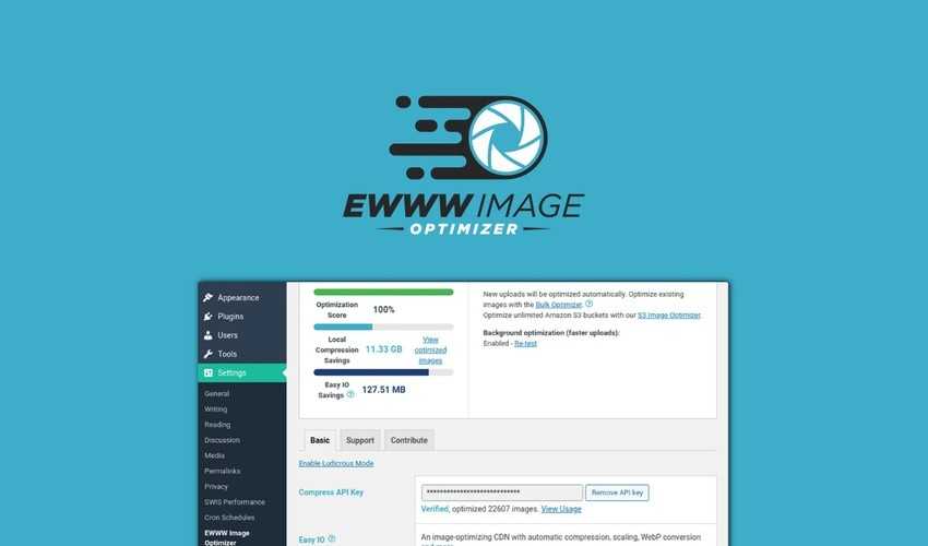EWWW wordpress Image Optimizer