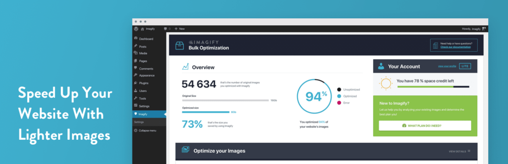 Imagify – Optimize your Images & Convert WebP