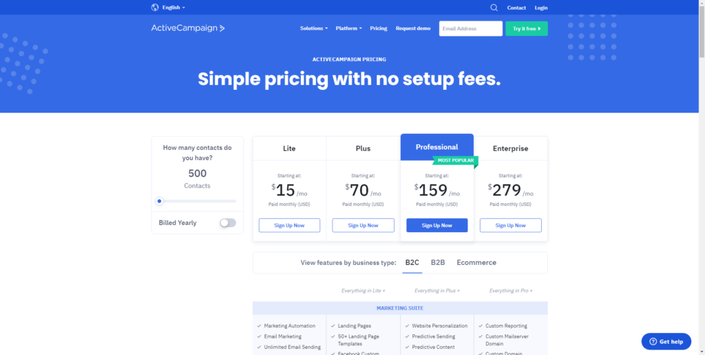 activecampaign pricing review