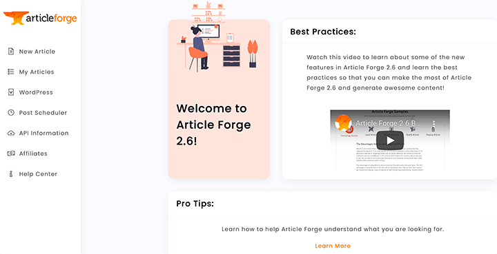 Article Forge review