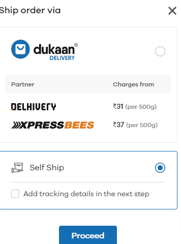 dukaan delivery